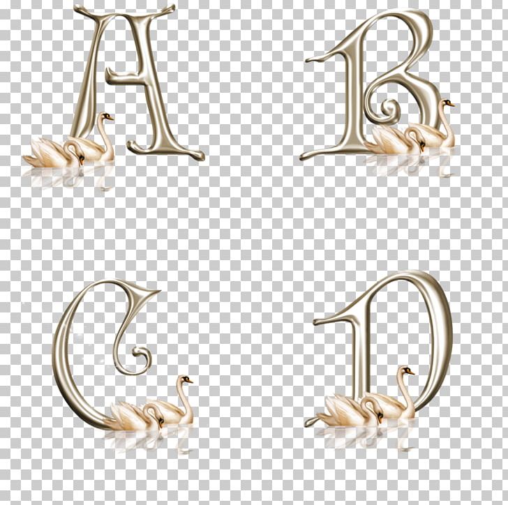 Alphabet Lettering Font PNG, Clipart, Abcd, Alphabet, Bas De Casse, Body Jewelry, Earrings Free PNG Download