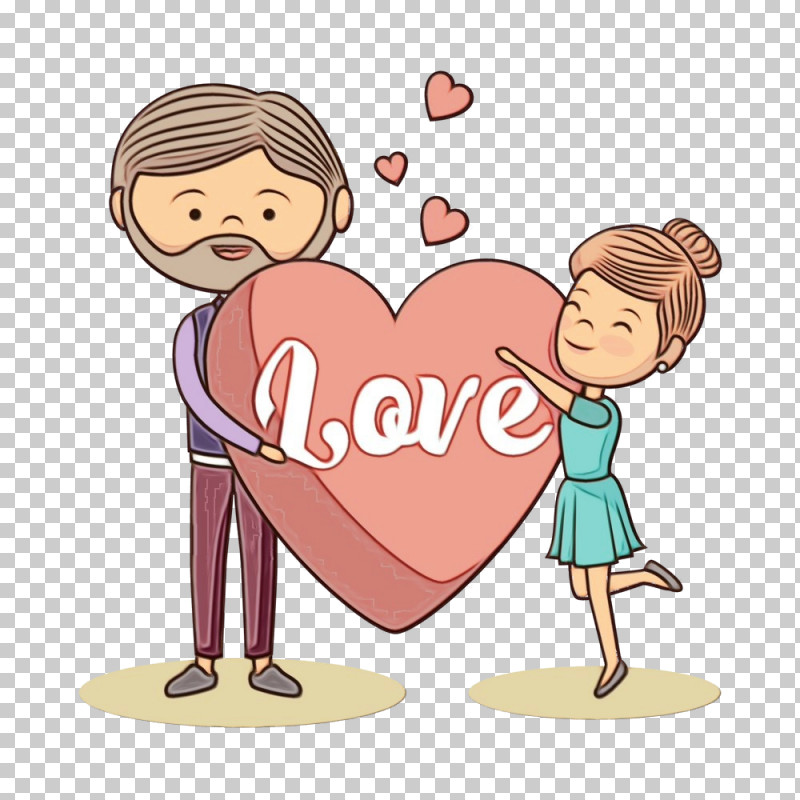 Cartoon Heart Love Male Cheek PNG, Clipart,  Free PNG Download