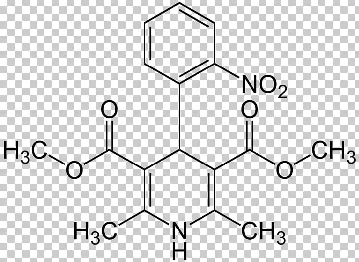 Nifedipine Dihydropyridine Calcium Channel Blocker Pharmaceutical Drug Structure PNG, Clipart, Angle, Black And White, Calcium Channel, Calcium Channel Blocker, Material Free PNG Download