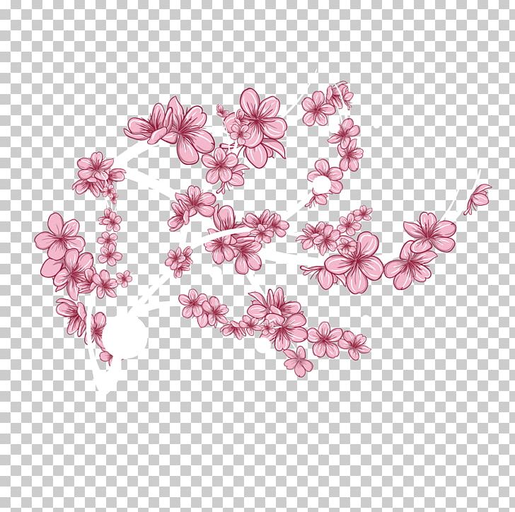 Floral Design Petal Cherry Blossom Flower Pattern PNG, Clipart, Blossom, Blossom Vector, Branch, Cherry, Cherry Blossoms Free PNG Download