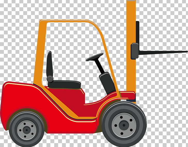 forklift cartoon clipart for free