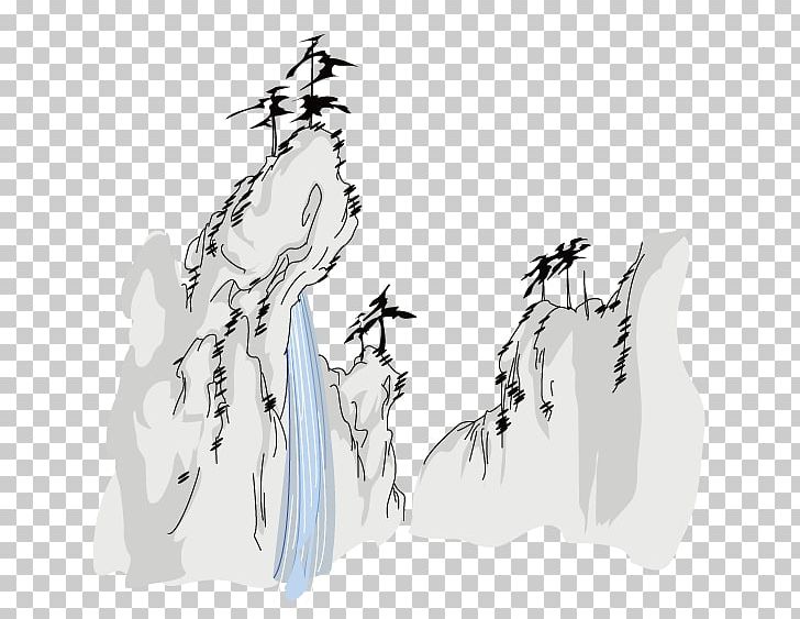 Waterfall Illustration PNG, Clipart, Adobe Illustrator, Alpine, Encapsulated Postscript, Fashion Illustration, Fictional Character Free PNG Download