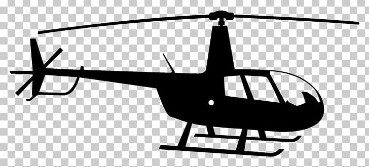 Helicopter Robinson R44 Flight Aircraft Robinson R22 PNG, Clipart, Aircraft, Angle, Aviation, Black And White, Flight Free PNG Download