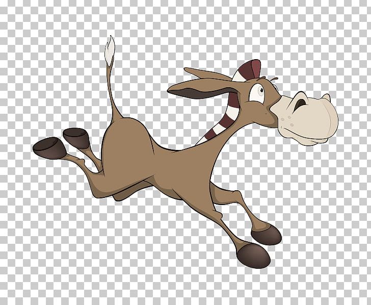 Donkey Cartoon Illustration PNG, Clipart, Animals, Antler, Carnivoran, Cartoon Character, Cartoon Eyes Free PNG Download