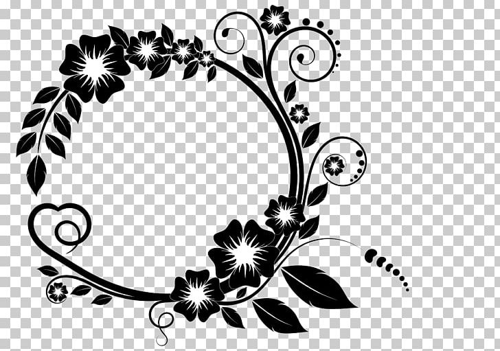 Frame Flower PNG, Clipart, Art White, Autocad Dxf, Black And White, Border Frames, Circle Free PNG Download