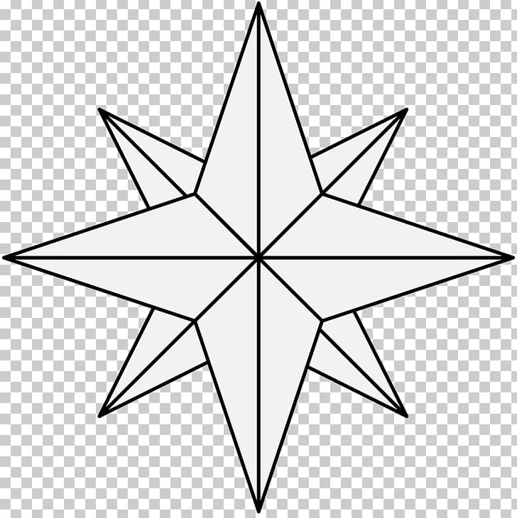 Compass Rose Points Of The Compass PNG, Clipart, Angle, Area, Black And White, Cardinal Direction, Circle Free PNG Download