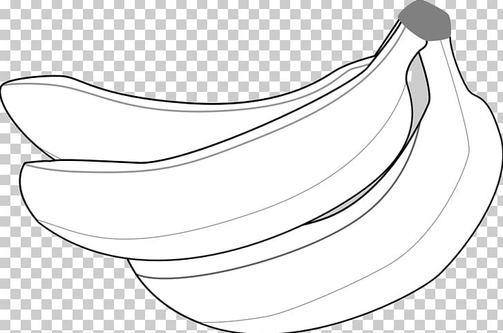 Banana Graphic Design Monochrome Photography PNG, Clipart, Angle, Area, Artwork, Banana, Black And White Free PNG Download