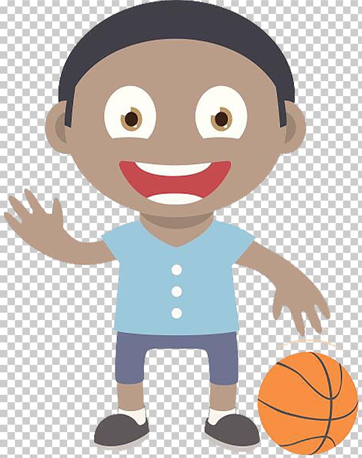 Basketball Cartoon Illustration PNG, Clipart, Boy, Cartoon, Child, Fictional Character, Hand Free PNG Download