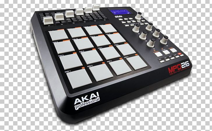 Akai MPD26 Akai MPC MIDI Controllers Musical Instruments PNG, Clipart, Ableton Live, Akai, Akai Mpd, Akai Mpd26, Akai Mpd226 Free PNG Download
