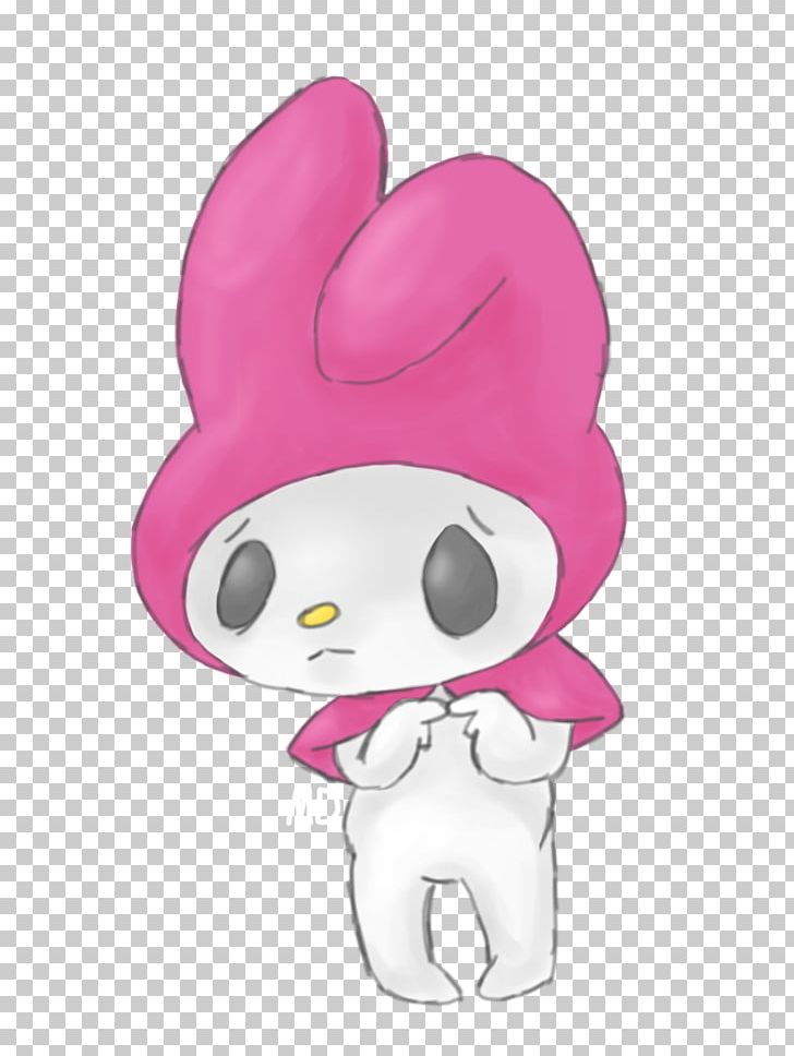 My Melody Rabbit Easter Bunny Art Pink PNG, Clipart, Animals, Art, Cartoon, Character, Deviantart Free PNG Download