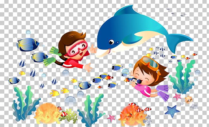 Scuba Diving Underwater Diving PNG, Clipart, Art, Cartoon, Child, Children, Children Frame Free PNG Download