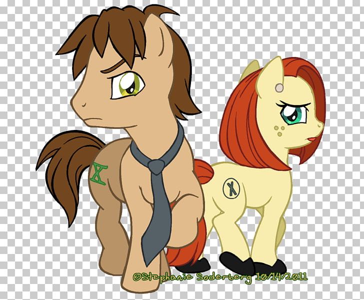 My Little Pony Fox Mulder Dana Scully Fan Art PNG, Clipart, Anime, Carnivoran, Cartoon, Cat Like Mammal, Deviantart Free PNG Download