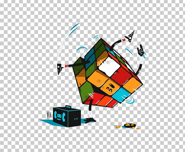 T-shirt Rubiks Cube Cartoon Illustration PNG, Clipart, Animation, Area, Art, Balloon Cartoon, Box Free PNG Download