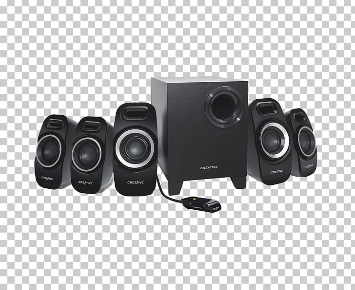 Creative Inspire T6300 5.1 Surround Sound Subwoofer Loudspeaker PNG, Clipart, 51 Surround Sound, Audio, Audio Equipment, Camera Lens, Computer Free PNG Download