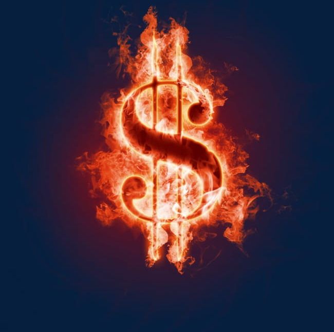 Fire Dollar Icon PNG, Clipart, Dollar, Dollar Clipart, Dollar Clipart, Dollar Icon, Effects Free PNG Download