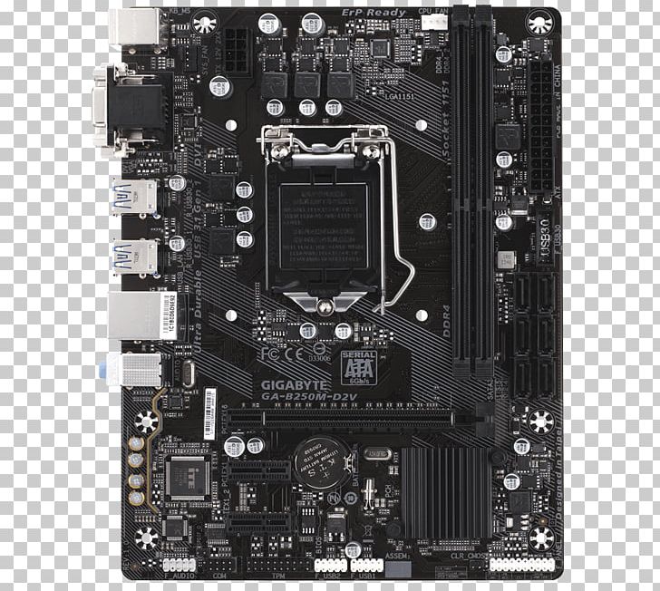 Intel Motherboard Gigabyte Technology DDR4 SDRAM LGA 1151 PNG, Clipart, Atx, B 250, Computer, Computer Accessory, Computer Case Free PNG Download