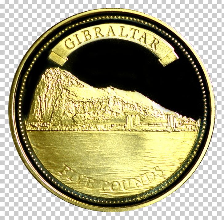 Coin Rock Of Gibraltar Gold Gibraltar Pound Mint PNG, Clipart, Badge, Brass, Bronze Medal, Coin, Currency Free PNG Download