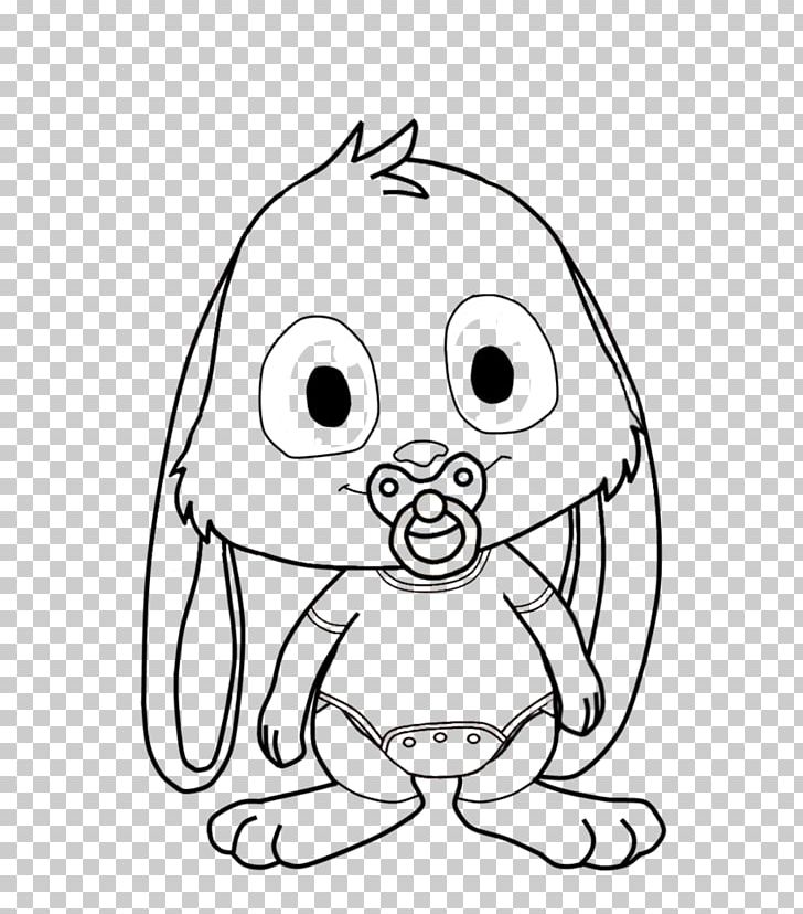 Drawing Line Art Rabbit PNG, Clipart, Animals, Baby, Black, Black And White, Bunny Free PNG Download