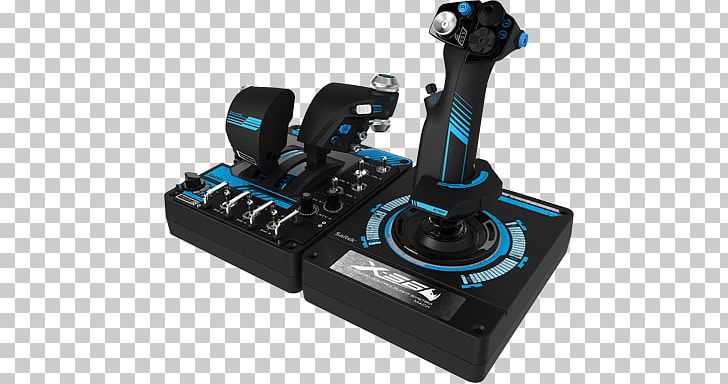 Joystick HOTAS Saitek Logitech G X56 H.O.T.A.S. PNG, Clipart, Computer, Computer Component, Computer Hardware, Electronic Device, Game Controller Free PNG Download