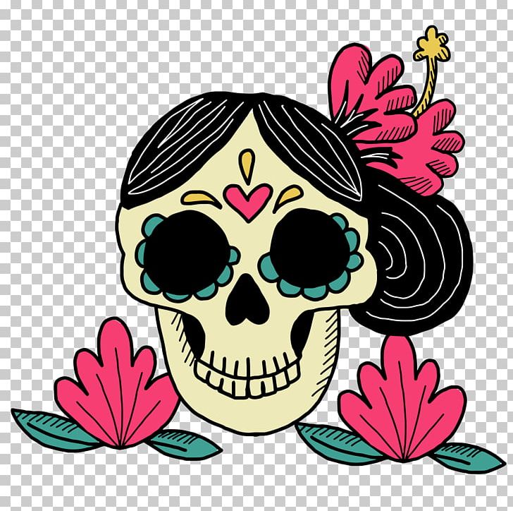 Mexico Mexican Cuisine Skull Euclidean PNG, Clipart, Art, Banner, Bone, Designer, Download Free PNG Download