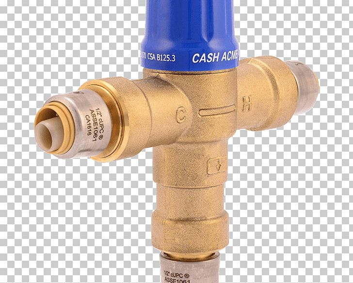 Thermostatic Mixing Valve Plumbing SharkBite UC139LFA Threaded Male Adapter Water Heating PNG, Clipart, Brass, Cylinder, Hardware, Hose, Instant Hot Water Dispenser Free PNG Download