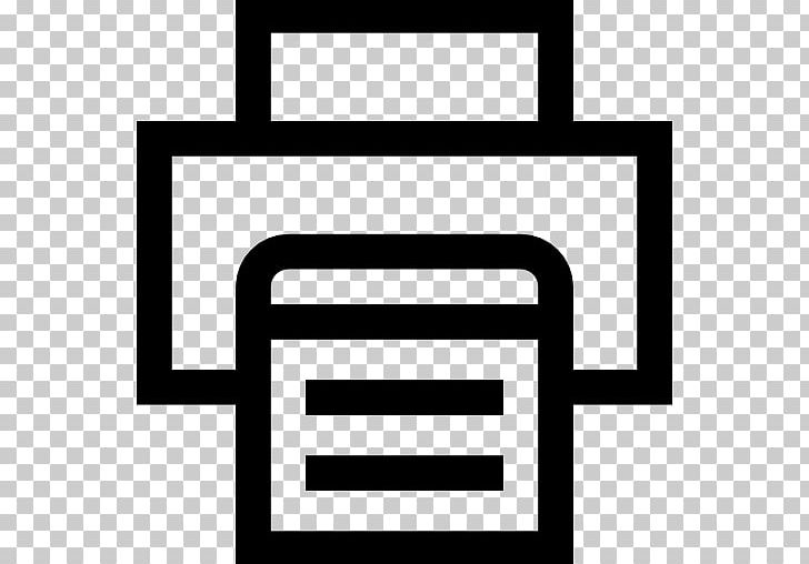 Computer Icons Printing Printer PNG, Clipart, Angle, Area, Black, Black And White, Brand Free PNG Download