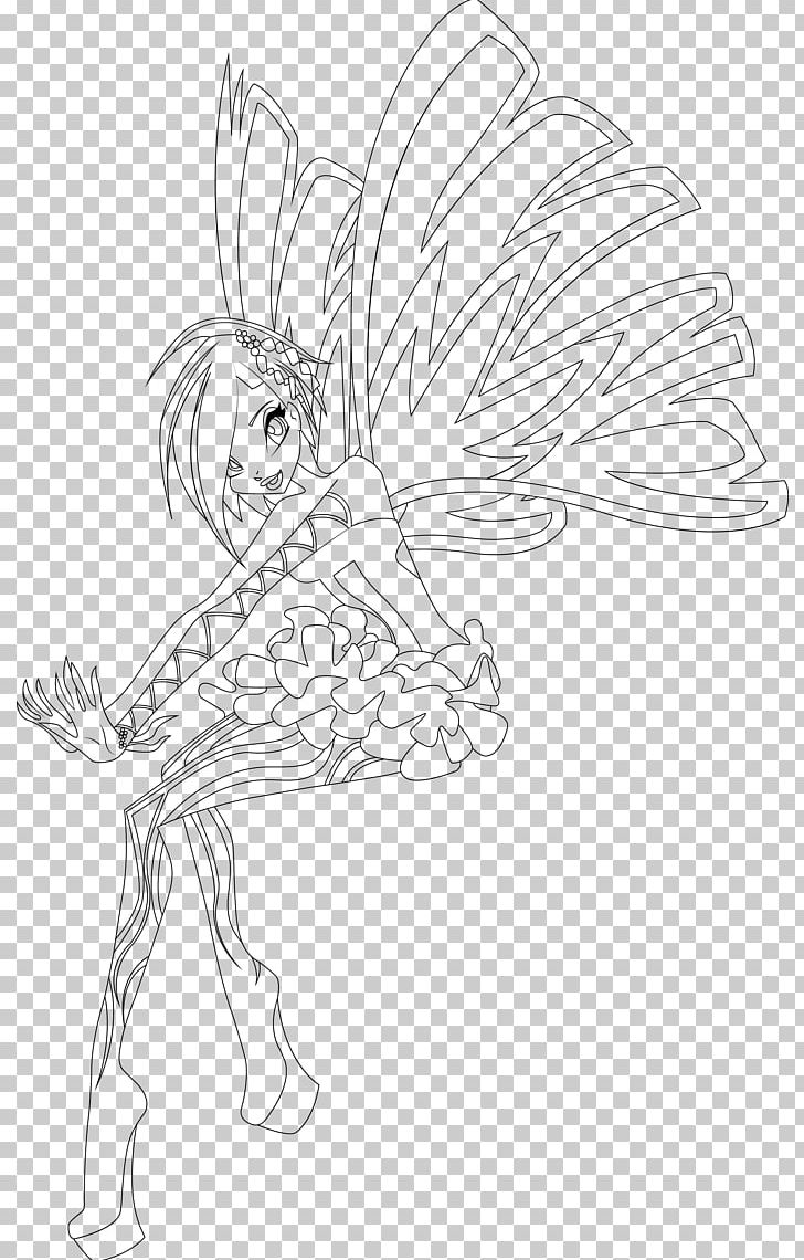 Stella Musa Coloring Book Line Art Butterflix PNG, Clipart, Black, Black And White, Butterflix, Cartoon, Coloring Book Free PNG Download