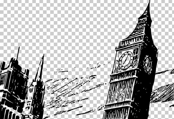 Big Ben Palace Of Westminster Tower PNG, Clipart, Ben, Big, Big Ben, Black And White, Brand Free PNG Download