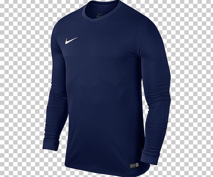 Long-sleeved T-shirt Nike Jersey PNG, Clipart, Active Shirt, Adidas, Clothing, Cobalt Blue, Dri Free PNG Download
