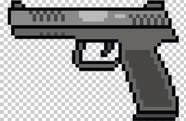 Pixel Art Drawing PNG, Clipart, Angle, Art, Black And White, Drawing, Firearm Free PNG Download