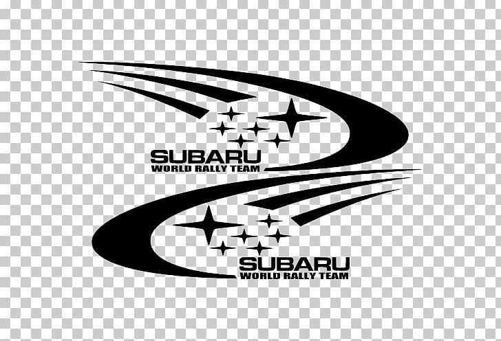 Subaru World Rally Team Logo Product Design Rallying PNG, Clipart, Area, Black And White, Brand, Emblem, Line Free PNG Download