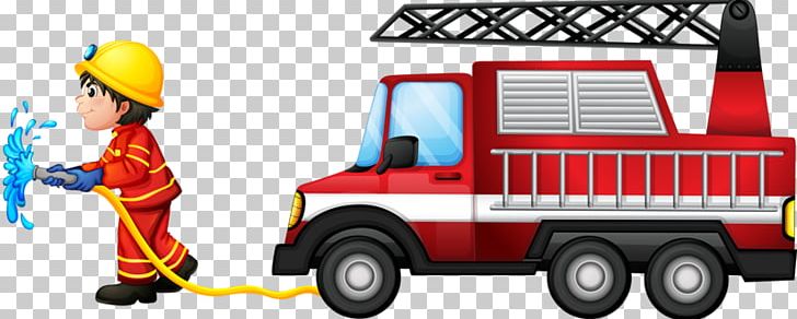 Fire Engine Firefighter Fire Station PNG, Clipart, Burning Fire, Cartoon, Commercial Vehicle, Drawing, Emergency Vehicle Free PNG Download