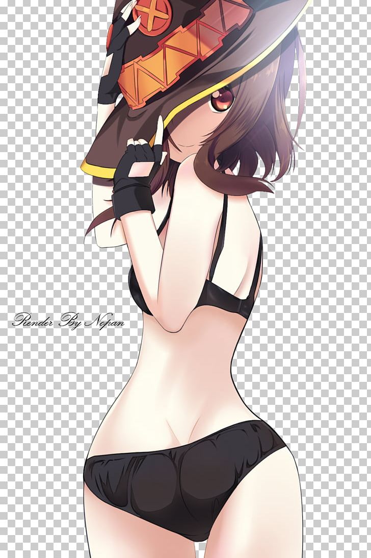 KonoSuba Artist Anime Manga PNG, Clipart, Art, Black Hair, Brassiere, Brown Hair, Cartoon Free PNG Download