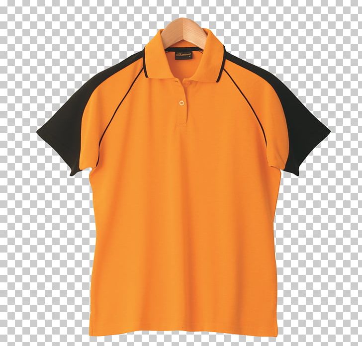T-shirt Polo Shirt Sleeve Tennis Polo PNG, Clipart, Active Shirt, Clothing, Neck, Orange, Polo Shirt Free PNG Download