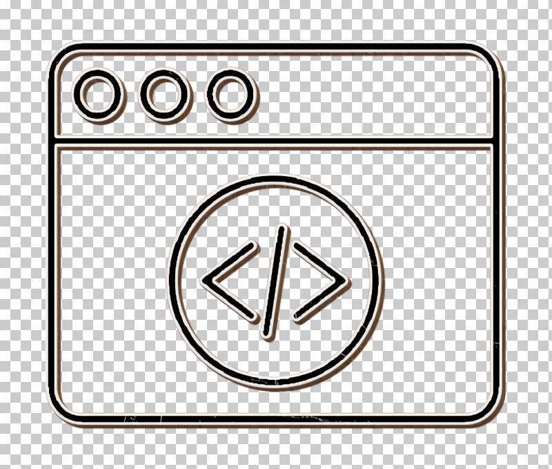 Web Coding Icon Coding Icon Code Icon PNG, Clipart, Code Icon, Coding Icon, Line, Line Art, Rectangle Free PNG Download