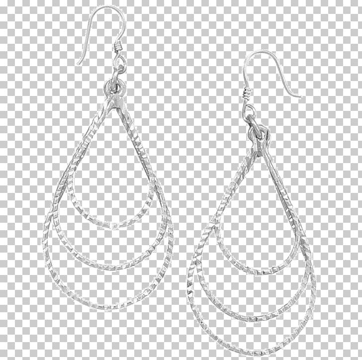 Earring French Wire Sterling Silver Jewellery PNG, Clipart, Bead, Black And White, Body Jewellery, Body Jewelry, Chain Free PNG Download