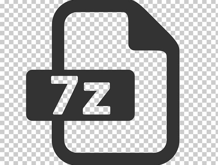 7-Zip 7z Computer Icons PNG, Clipart, 7zip, Area, Black And White, Brand, Computer Icons Free PNG Download