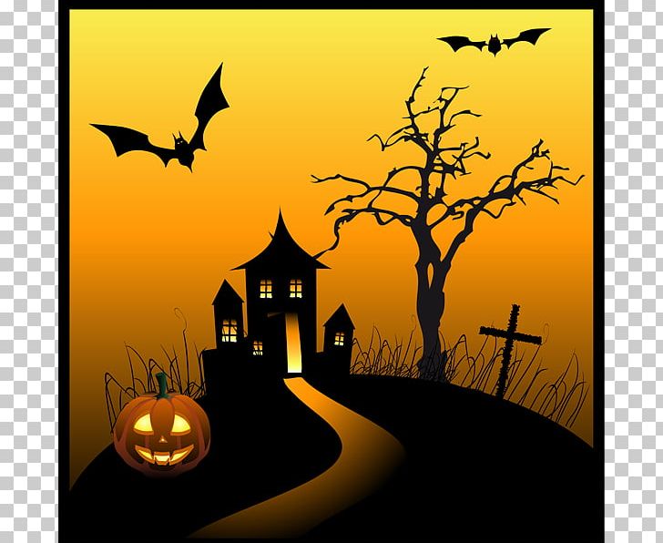 Haunted Attraction House Free Content PNG, Clipart, Branch, Computer Wallpaper, Drawing, Evening, Free Content Free PNG Download