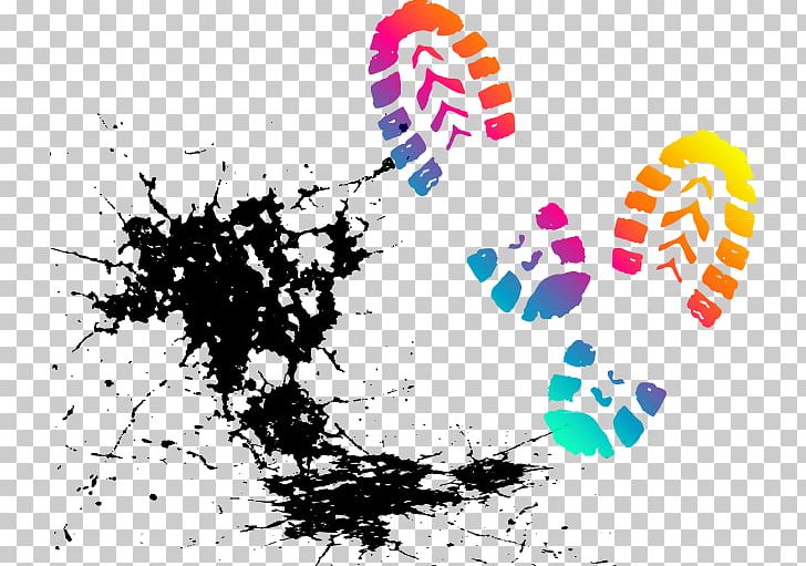 Shoe Footprint Converse Sneakers PNG, Clipart, Boot, Brand, Circle, Color, Color Footprints Free PNG Download