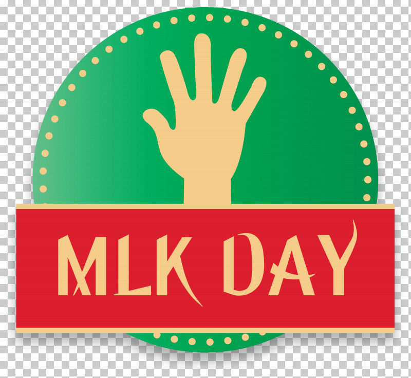 MLK Day Martin Luther King Jr. Day PNG, Clipart, Gesture, Green, Greeting, Hand, Label Free PNG Download