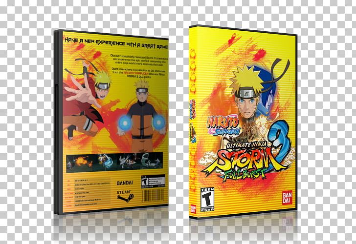Naruto Shippuden Ultimate Ninja Storm 3 Xbox 360 Cover Art Png Clipart 10 November Advertising Art