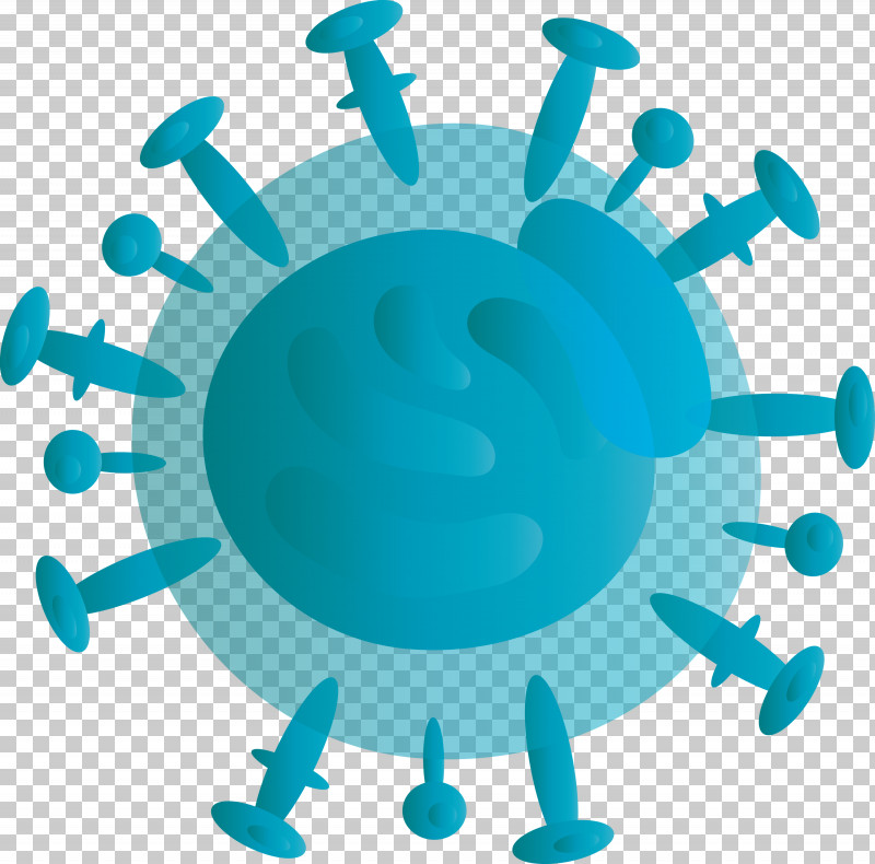 Coronavirus Corona COVID PNG, Clipart, Corona, Coronavirus, Covid, Symbol, Turquoise Free PNG Download