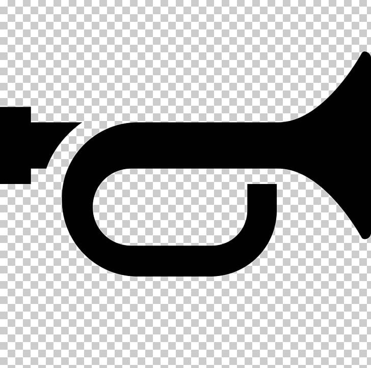 Bugle Computer Icons Trumpet PNG, Clipart, Angle, Black, Black And White, Brand, Brass Instruments Free PNG Download