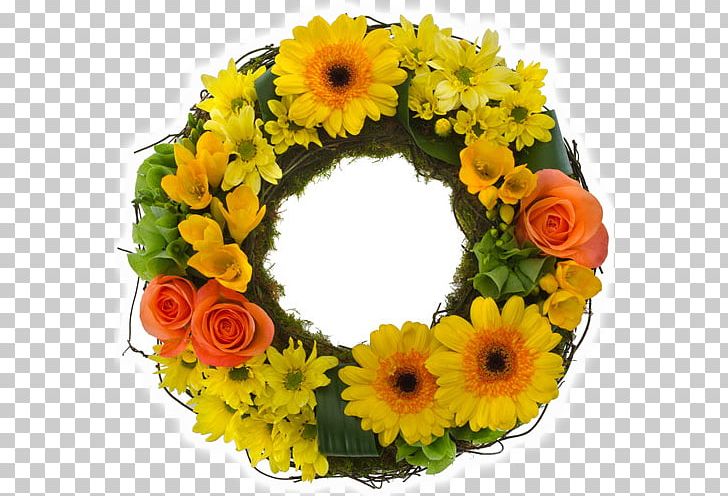 Wreath Cut Flowers Floristry Floral Design PNG, Clipart, Birthday, Christmas, Cluster, Cut Flowers, Daisy Family Free PNG Download