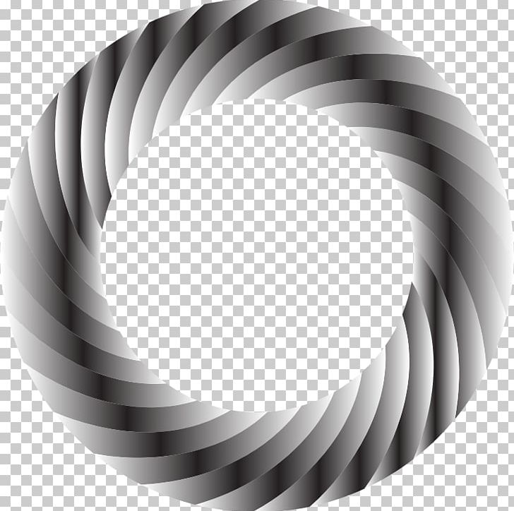 Circle Torus Rotation PNG, Clipart, Angle, Black And White, Circle, Computer Icons, Donuts Free PNG Download