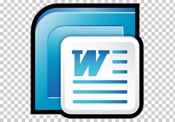 Microsoft Word Microsoft Office XP Computer Software PNG, Clipart, Area, Blue, Brand, Communication, Computer Icon Free PNG Download