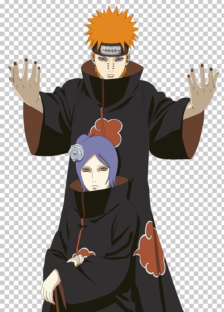 Pain Konan Yahiko Akatsuki Naruto Shippuden: Ultimate Ninja Storm Revolution PNG, Clipart, Akatsuki, Anime, Clothing, Costume, Deidara Free PNG Download