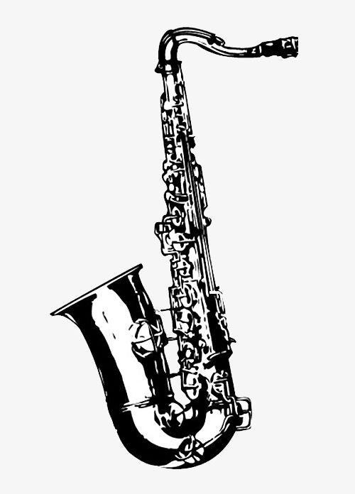 Saxophone PNG, Clipart, Black, Black Silhouette, Decoration, Instruments, Music Free PNG Download