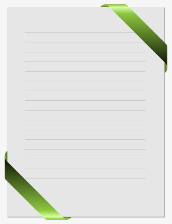 Green Edge Stationery PNG, Clipart, A4 Paper, Edge Clipart, Green, Green Clipart, Green Ribbon Free PNG Download