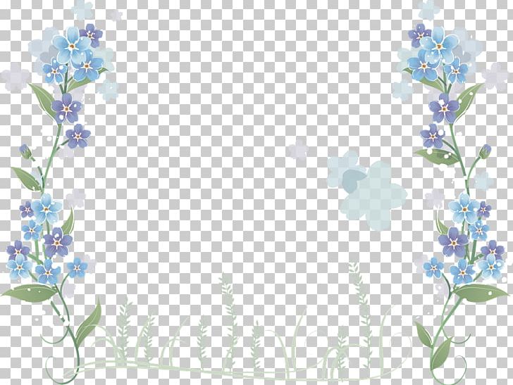 Blue Flower PNG, Clipart, Blossom, Blue, Blue Flower, Blue Flowers, Branch Free PNG Download